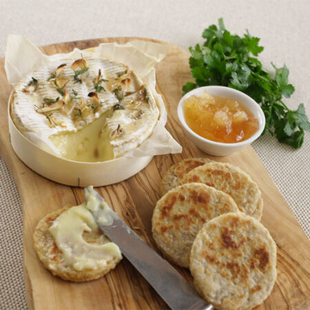 Flahavan's Recipe, Baked Camembert Glazed Oatcake