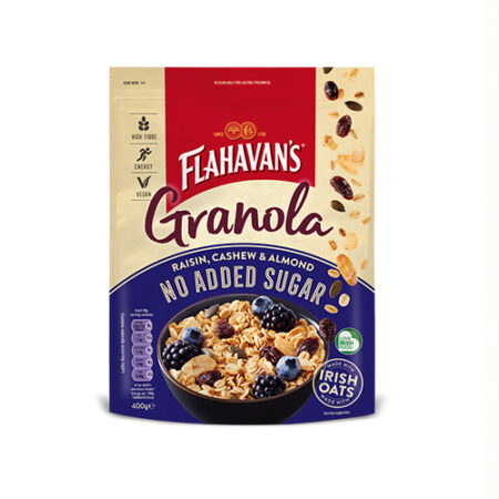 Flahavan's No Added Sugar Granola - Raisin, Cashew & Almond